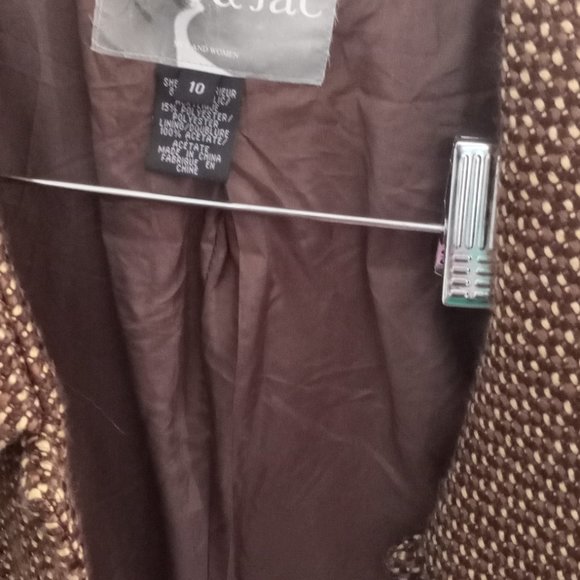 tweed cropped jacket - Picture 2 of 4